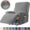 Single Seat Anti Slip Recliner Sofa Covers Velvet Stretch Reclining Couch Slipcovers Furniture Anti Cat Scratch Recliner Chair Spilcover