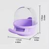 With Lid Parakeet Anti-Splash Food Box Hanging Parrot Food Trough Bird Feeder Dispenser  Bird