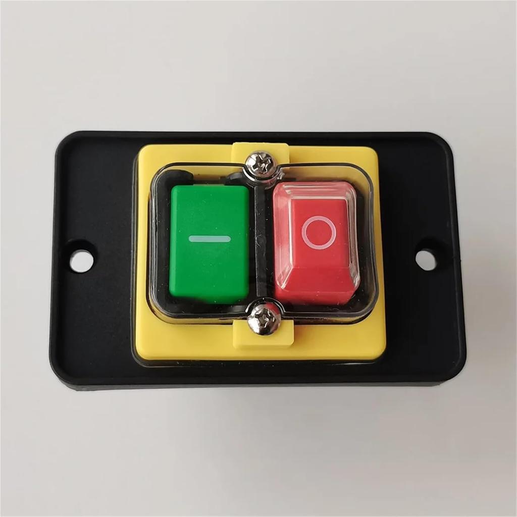 KJD18 7Pins Push Button Switch ON-Off Electromagnetic Switches with Under Voltage and Restart Protection 15(12) A 230V AC