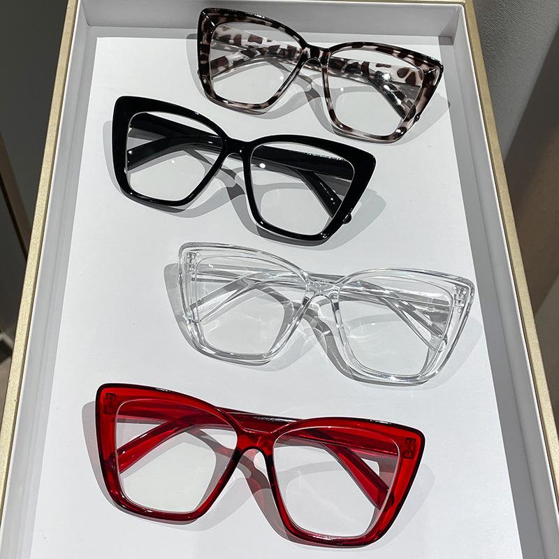European & American Cat-Eye Sunglasses - Large Frame, Slimming, High-End Style