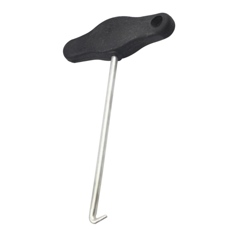 Ganchos de remoção de painel de alta resistência Ferramenta de remoção de painel de veículo Ferramenta de puxar Acessório de gancho com alça em T para economia de trabalho