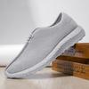Mens Knit Monk Shoes Mindful Walking Soft Sole Slip On Breathable Comfortable Zen Meditation Shoes for Yoga Practice Lightweight