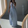 Elegante Vestito da Donna con Scollo Bardot e Cut-out