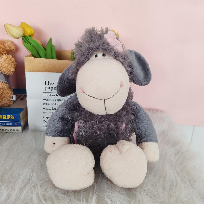 Cartoon Little Sheep Plush Toy - Cute and Silly Super Sheep Doll Pillow for Valentine's Day or Birthday Gift
