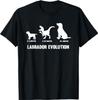 Labrador Retriever Evolution Design for a Labrador Owner T-Shirt,men&women Unisex T-shirt