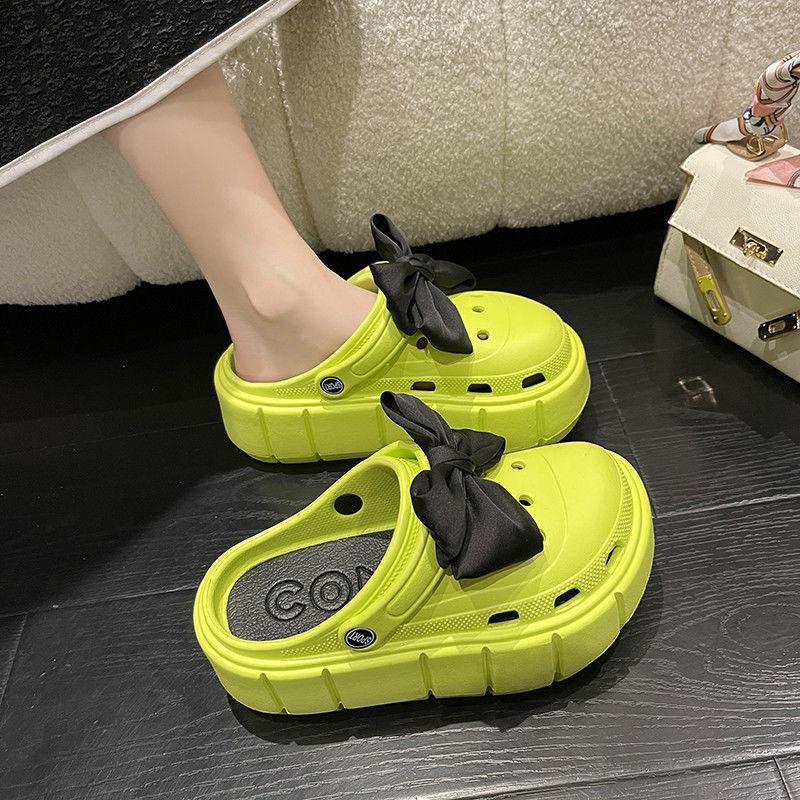 Fashion Platform Slippers Summer Women's Sandals 6cm Wedges Ladies Outdoor Clogs Thick Street Beach Slides Girls Flip Flops Garden Shoes