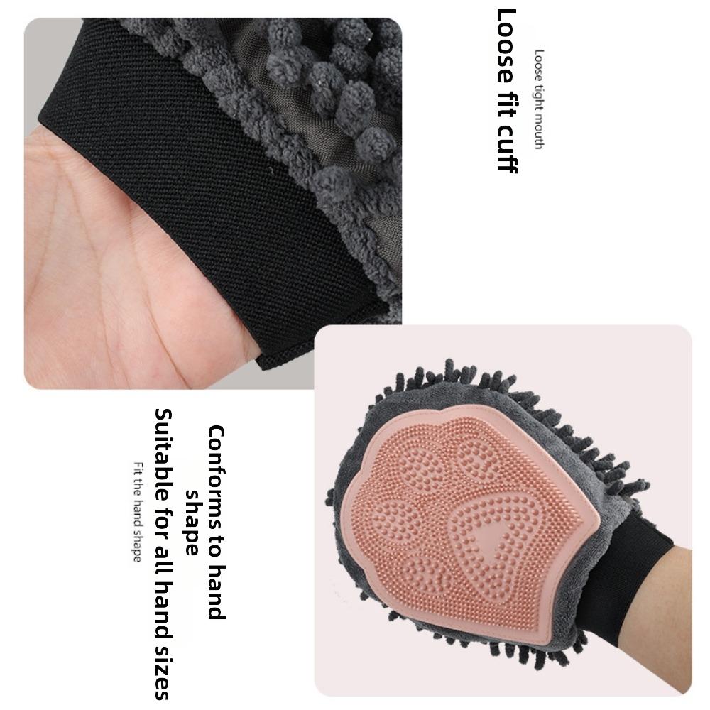 Pet Comb Dog Cat Bath Massage Gloves Grooming Massage Pet Bath Brush  for Dog Cat