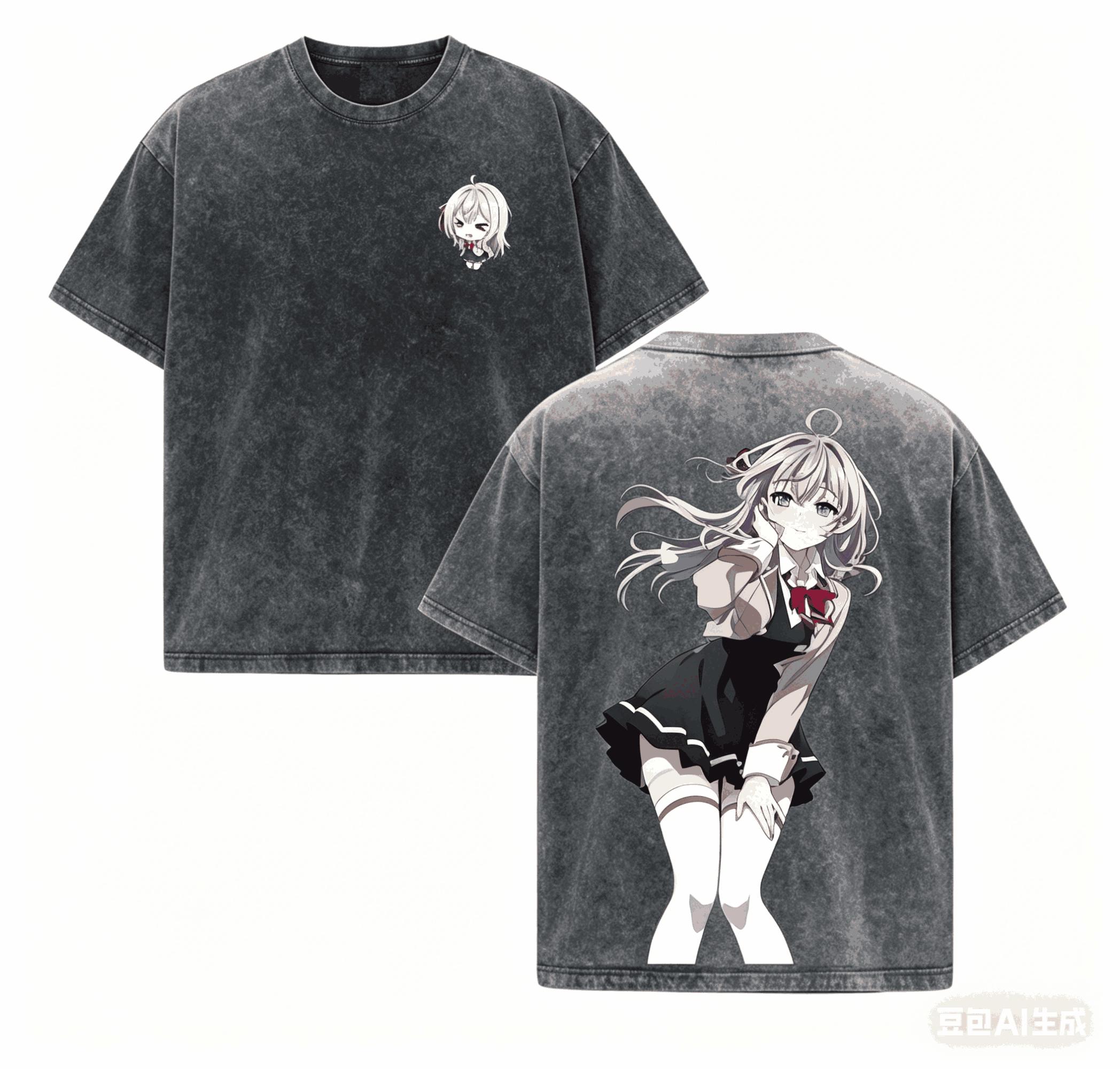 

Alya Sometimes Hides Her Feelings in Russian Washed T shirt personality Clothes New Model Anime T-shirt Year round clothing Plus Size Unisex L