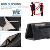 Per Samsung Galaxy Note10 Custodia a Portafoglio Flip in Pelle Vintage con Slot per Schede con Blocco RFID, Copertina a Libro Retro Opaca per Donne Uomini (4 colori)