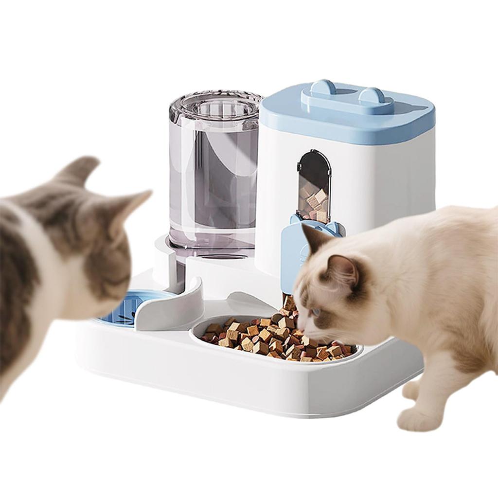 2 In 1 Food And Water Dispenser Set, Small Food And Water Dispenser Set For Small , Cats, Dogs, Puppies
