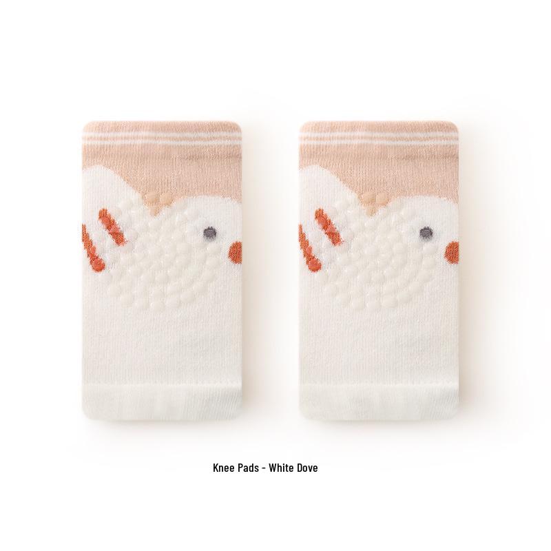 New Baby Summer Cartoon Mesh Knee Pads - Anti-Slip Breathable Crawling Socks