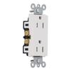 Power Outlet Box Spring Style Weather Proof Socket with Cover Outdoor Duplex Receptacle for RV