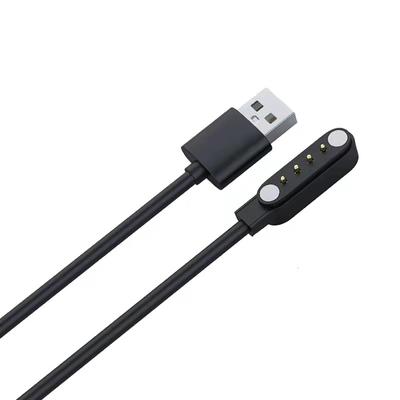 Univerzální magnetický nabíjecí kabel pro chytré hodinky, 2pinový 4pinový USB nabíjecí kabel pro chytré hodinky 7,62 mm 2,54 mm 4 mm nabíjecí kabel