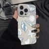 Blue Conch Starfish Phone Case For IPhone 16 15 14 13 12 11 Pro Max Matte Hard Back Cover For Iphone 16 Pro 16E Case Cover Funda