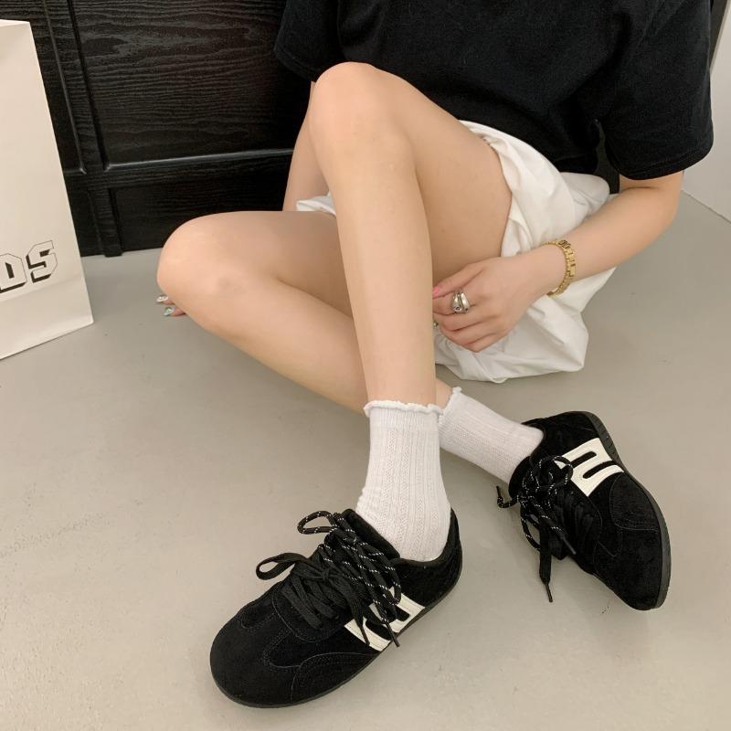 Fashion Retro German Training Shoes Women's 2025 Autumn New Small and Versatile Light Casual Sneakers