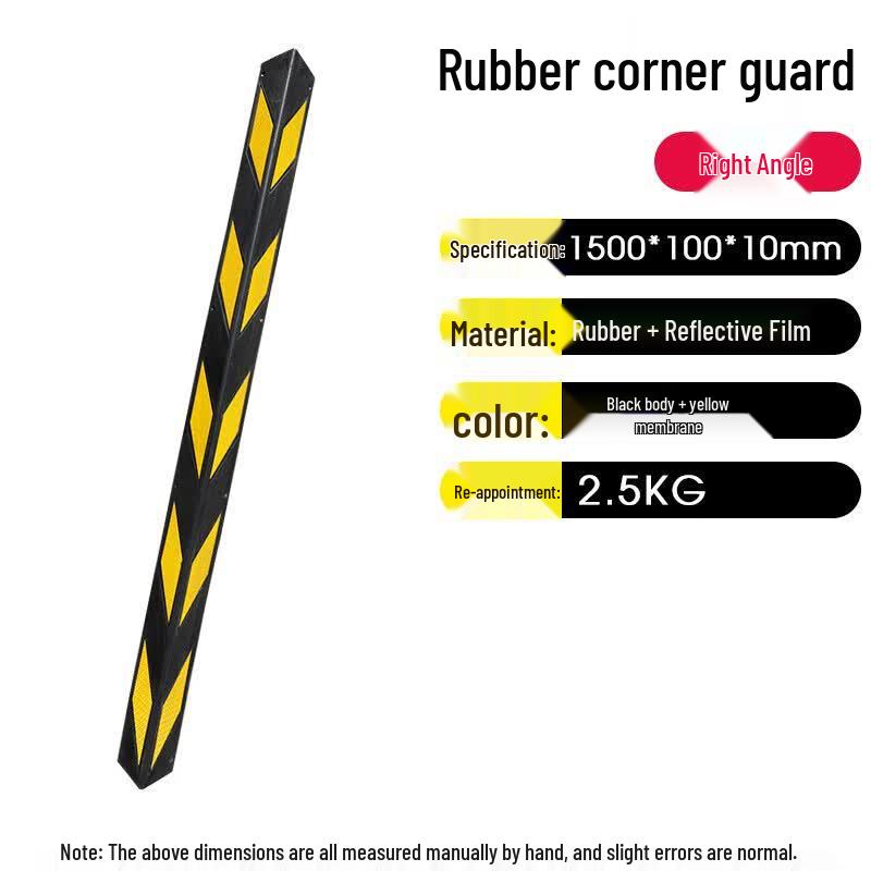 HKNA Reflective Rubber Parking Corner Guard