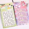 5D Embossed My Little Pony Nail Art Stickers - Cute, Odorless, Cartoon Design for Girls