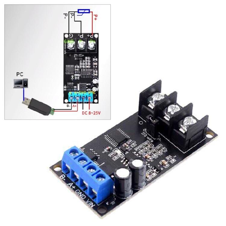 PT100 Metal  Sensors RS485 Modbus Transmitter Wide Temperature Ranges High Reliability for Automotive Electronics