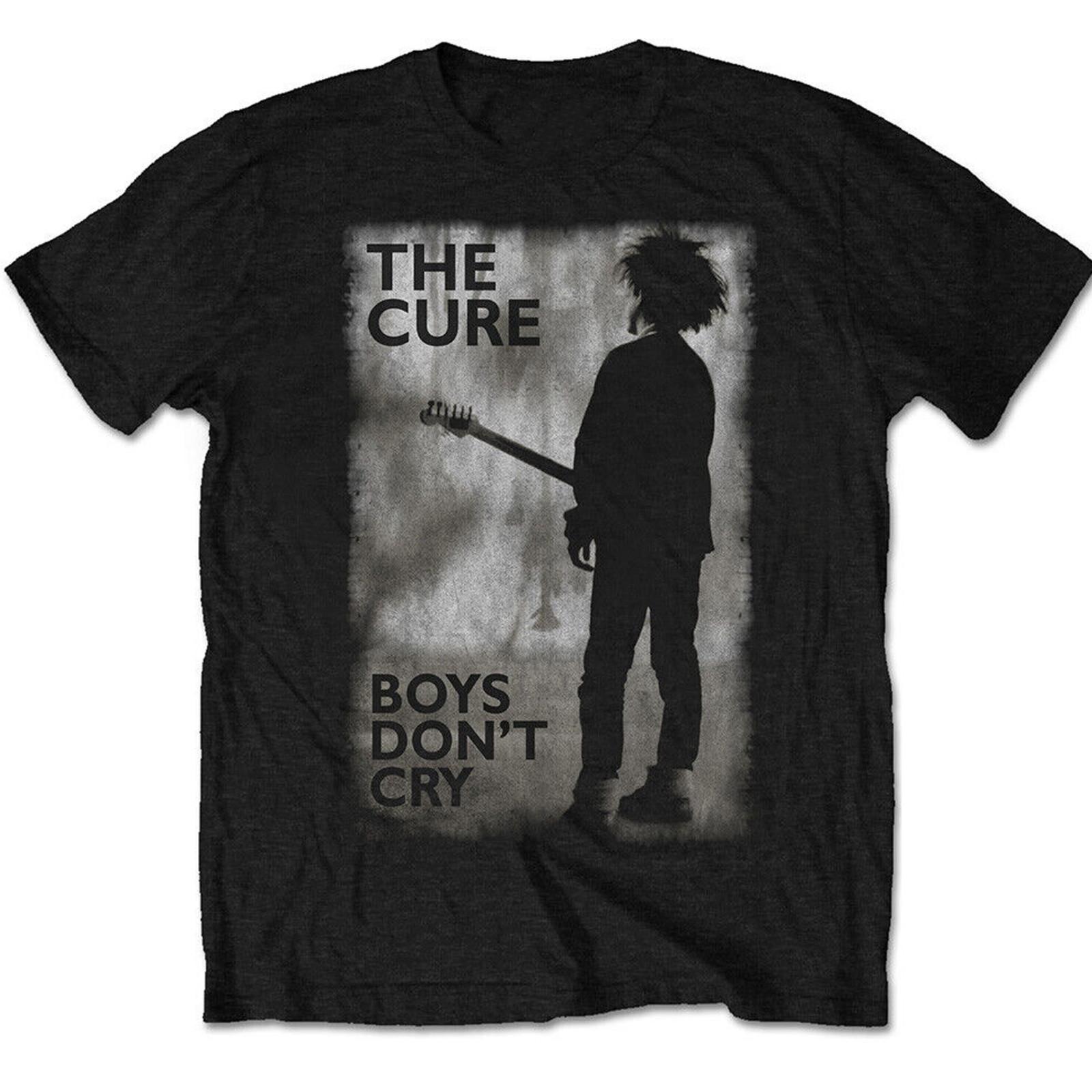 The Cure band Boy s Don t Cry T-Shirt Mens Womens Tees Top Black Short Sleeve JJ5251 XL