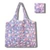 Large Floral Pattern Foldable Tote Bag - Portable, Sturdy, Eco-Friendly, Wear-Resistant for Grocery Shopping