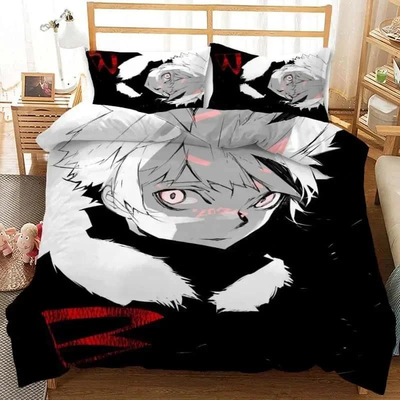 3D Kreslený Set Povlaku na Přikrývku Bungo Stray Dogs Příběhy Ztracených Ložní Sety Přikrývka Povlak na Přikrývku Povlak na Polštář Pro Domácí Textil
