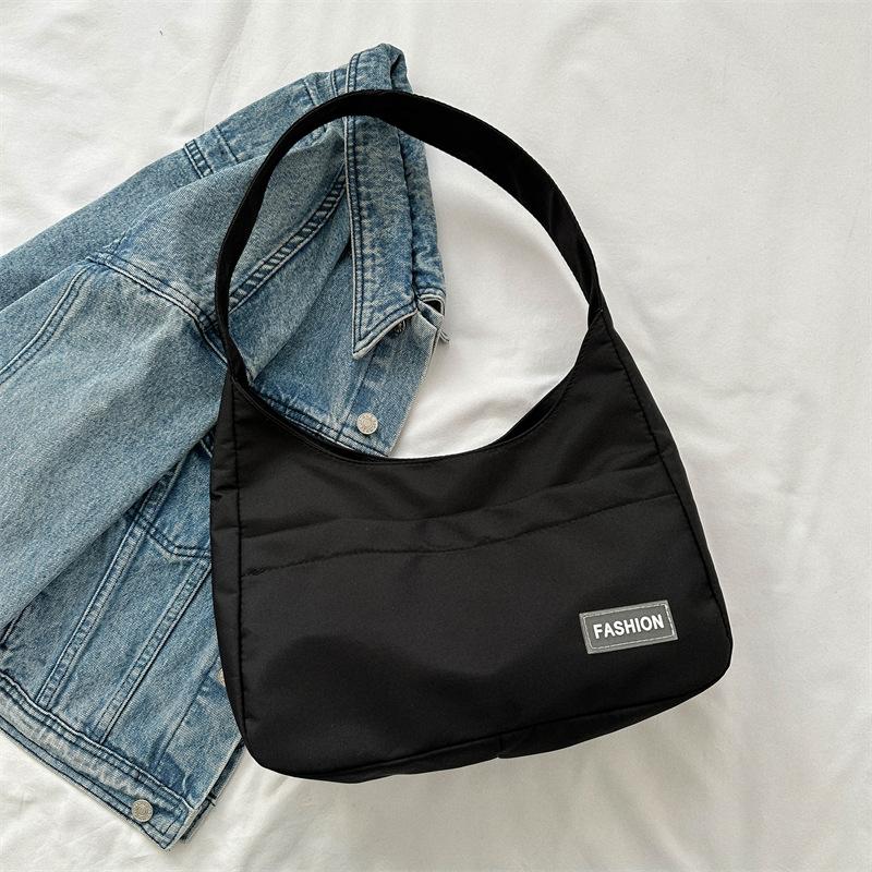 Casual Commuter Shoulder Bag Autumn New Bag Women's Retro Simple Tote Bag Fashionable and Fashionable Handbag