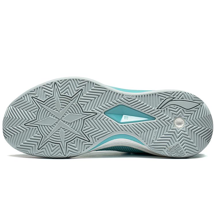 New LiNing Liren 3 V2 Azure Sea Anti Slip And Wear Resistant Lightweight Mid Top Basketball Shoes Aqua Green ABAT057-1