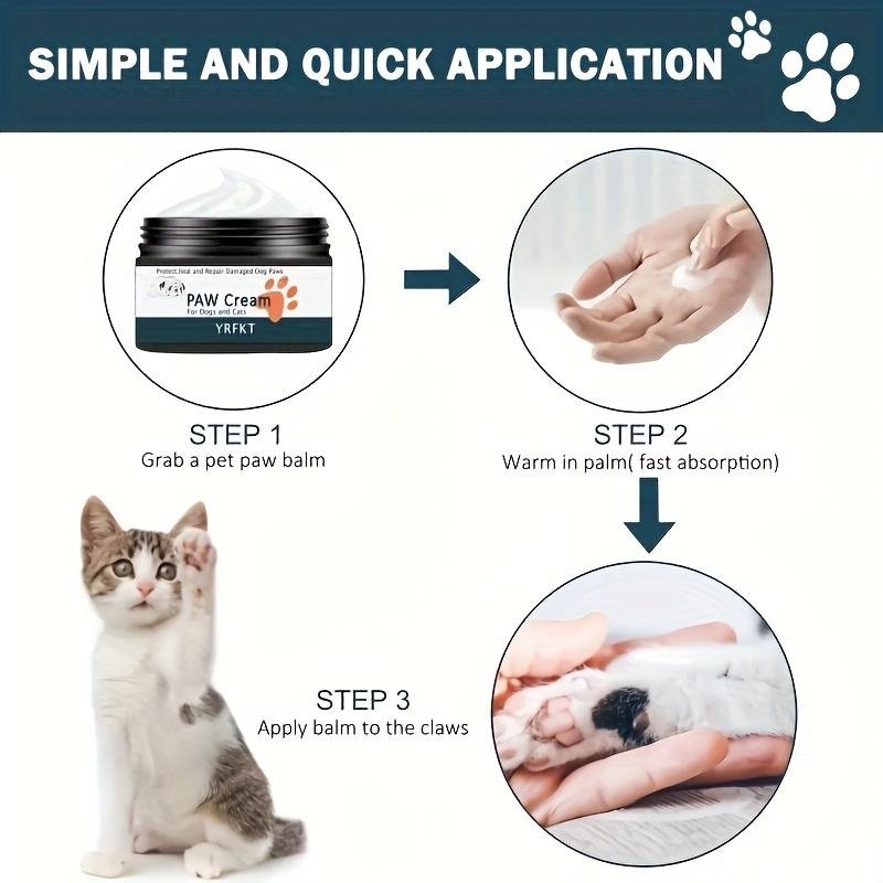Dog and Cat Claw Cream - Soothing Aloe Vera and Coconut Oil, Anti Heat, Anti Stain, Relieves Claw and Nose Cracks, Easy To Apply, Natural Ingredients
