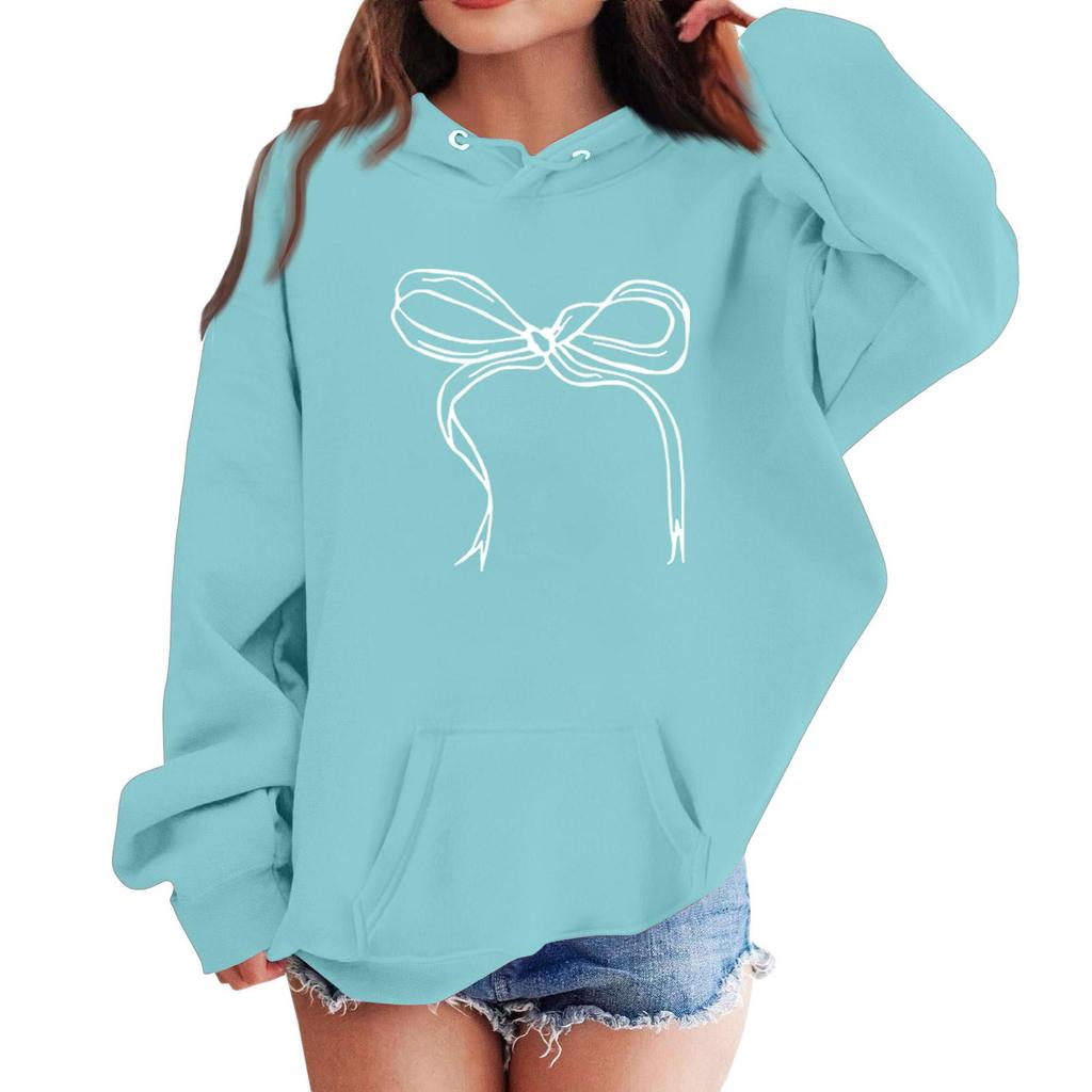 Sweatshirts For Teen Girls Hoodies Long Sleeve Drawstring Pullover Cute Oversized Hoodie