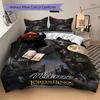 Custom Textile Middle-earth Adventure Bedding 3 Piece Set HD Print Duvet Cover Pillowcases for Teens Adult Bedroom Decoration