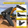 Backhoe Excavator Thumb Attachments, 36 Inch Adjustable Extreme Weld On Backhoe Thumb Hoe Clamp 1/2 Inch Teeth Thick Steel Plate 16MM Assembly Bolt-On
