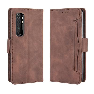 Flip-Hülle für Xiaomi Mi Note 10 Lite, Kartenfach, Braun