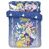 Duvet Cover kids,Moon Bedding Set Quilt Cover Cosplay Pillowcase Cartoon Anime Decor Bed Spead Bedroom Duvet Cover Bedding Suit