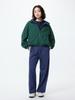 Uniqlo Warm Boa Sweat Wide Leg Pants Shorter Length