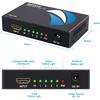 HDMI Splitter 1 in 4 out Full Ultra HD 1080P 4K/2K 1X4 Port Box Hub with US Adapter v1.4 Powered Certified for 3D Support