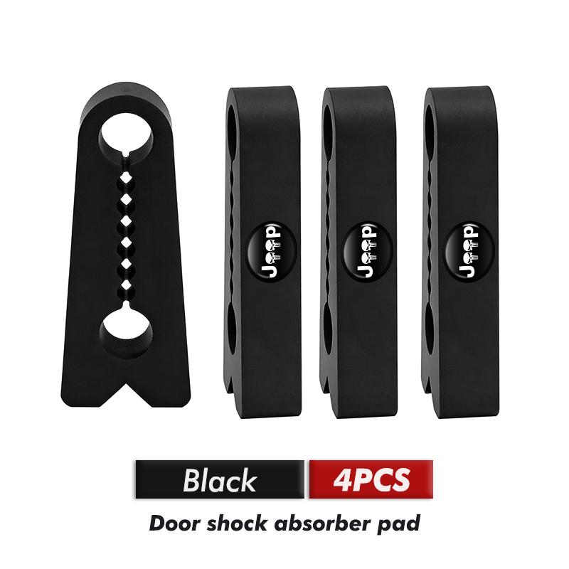 Car Door Lock Buffer Deaf Seal Deadener Silicone Sound Damper Accessories For Jeep Compass Renegade Cherokee Wrangler JK Patriot AMO1