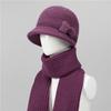 Hat Women's Winter Wool Hat Autumn and Winter Rabbit Hair Thermal Basin Hat