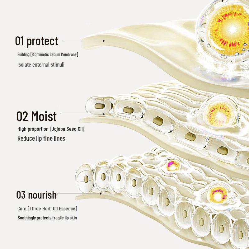 Zhenxiu Herbal Lip Balm: Soften, Moisturize & Reduce Lip Lines 