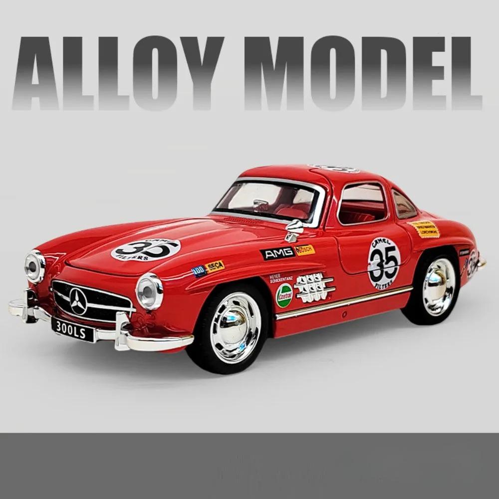 

1:32 300SL GLE 63S Sports Car Model Toy Metal Diecast Sound Light Pull Back Doors Opened Simulation Toys Hobby Ornaments