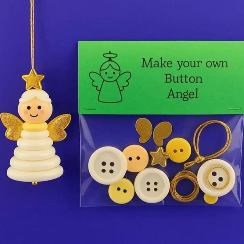 Complete Christmas Craft Set For Handmade Tree Decorations Family Classroom Activities All Materials Included