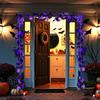 Lila Simulerad Rosranka Halloweenfest Simulerad Växt Blomranka Takdekoration Slingrande Ranka