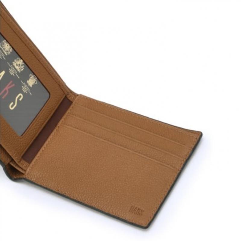 Daks Khaki Brown Color Combi Wallet Dbwa5f703k2