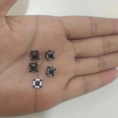 50 Stück Mini Mikro 6x6x5mm Momenttaster 4 Pin EIN/AUS Tastenknopf
