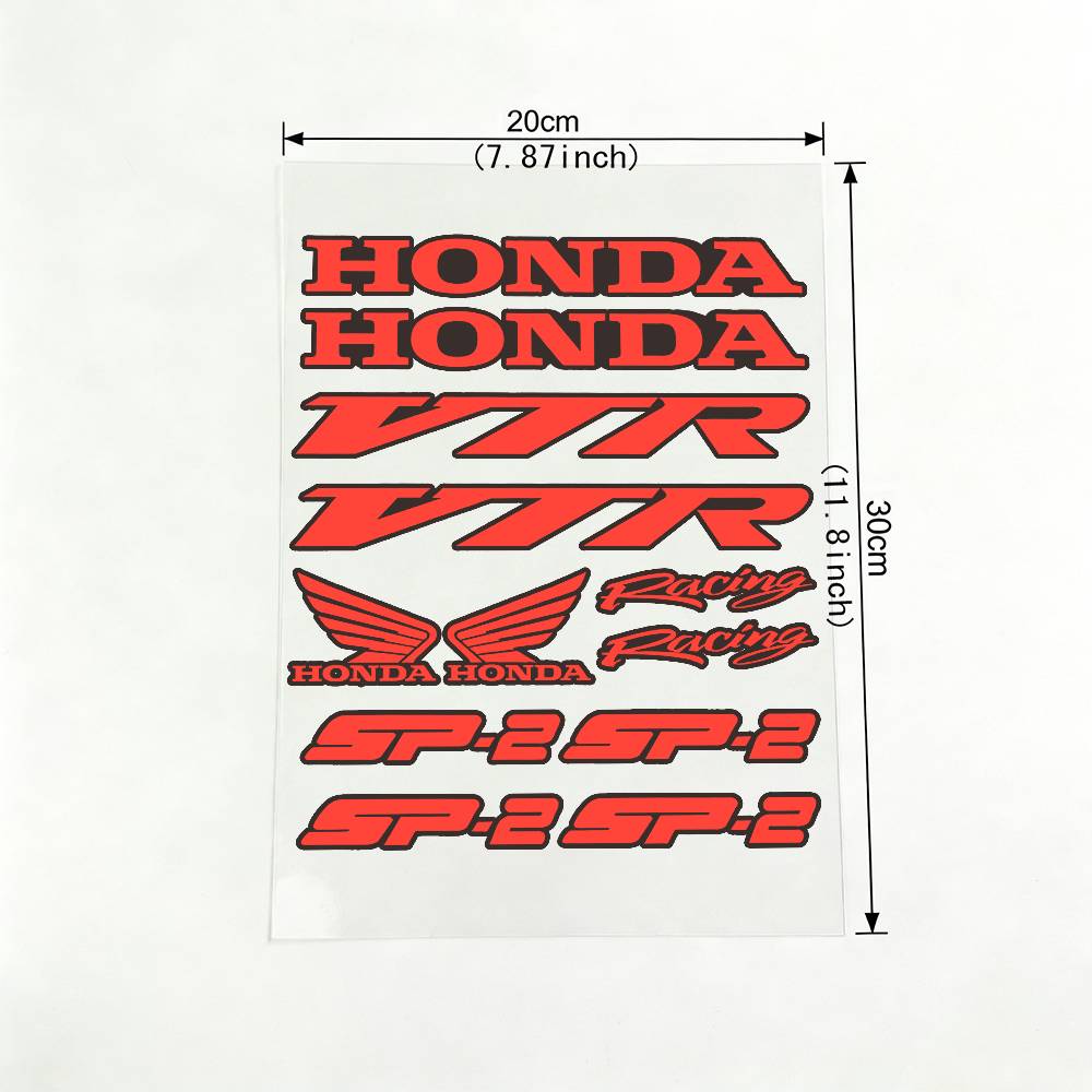 For HONDA VPR SP2 18 Colors Reflective Motorcycle Stickers Waterproof Vinyl Decals For Motorbike Helmet Fuel Tank Bike TP6