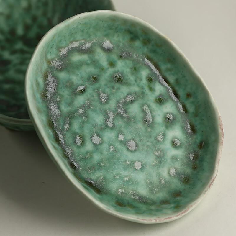 Ru Han Japanese Style Hand-Pinched Coarse Pottery Multipurpose Bowl