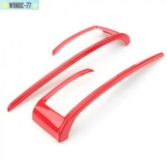 Interior Gear Shift Frame Cover Trim Red For Honda Civic 10th 2016 2017 2018 New