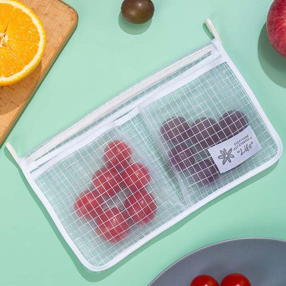 Classification Freezer Compartment Mesh Bag Refrigerator Storage Bag Household Fridge Organizer