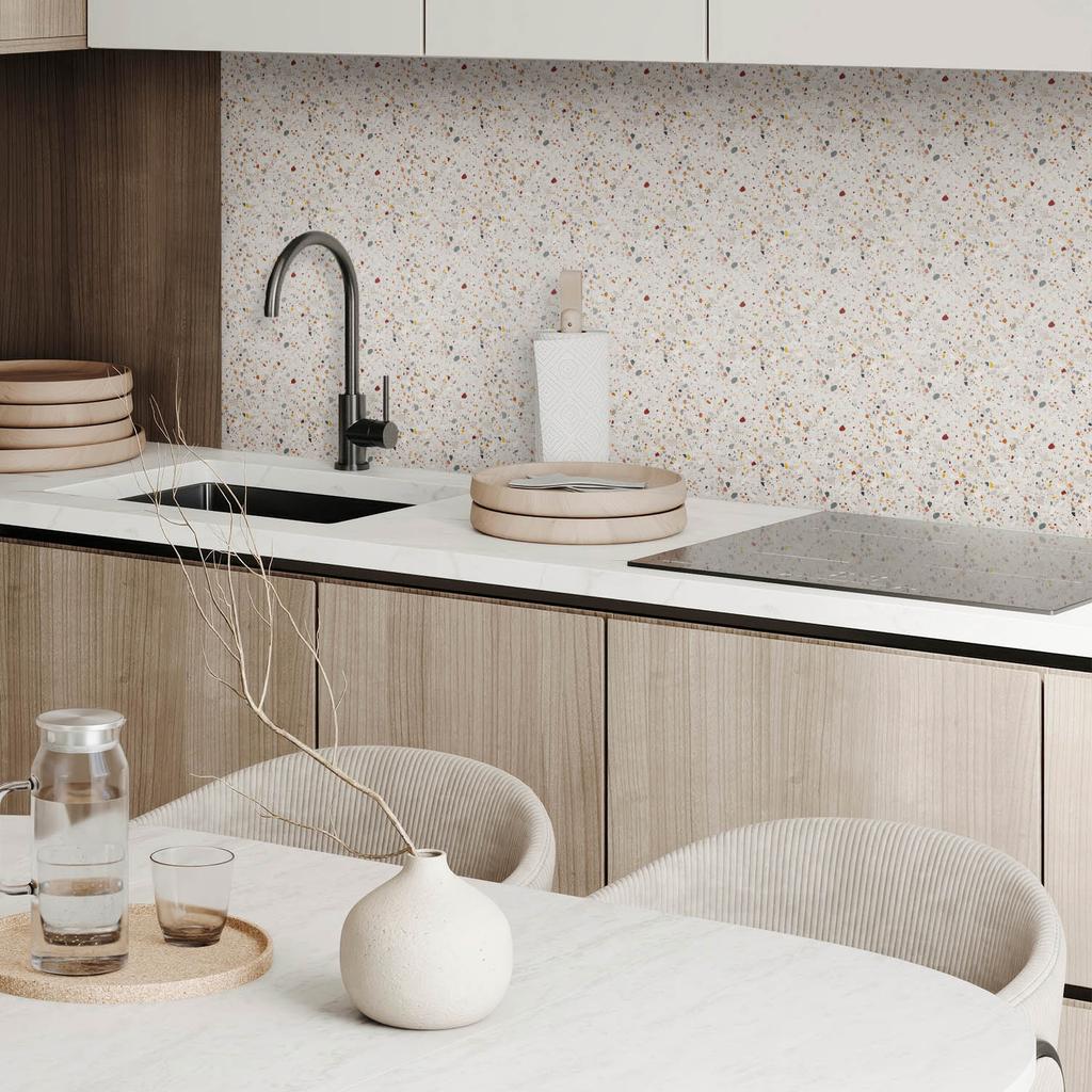 Self-Adhesive Vinyl Wall Tiles Pattern with Various Shapes 9x30x30 cm