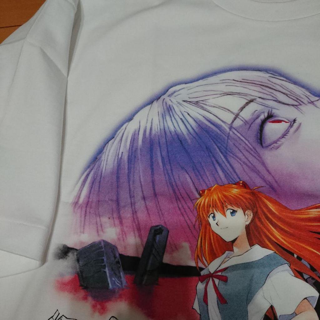 [USED] EVANGELION Evangelion T-shirt White XL Rare