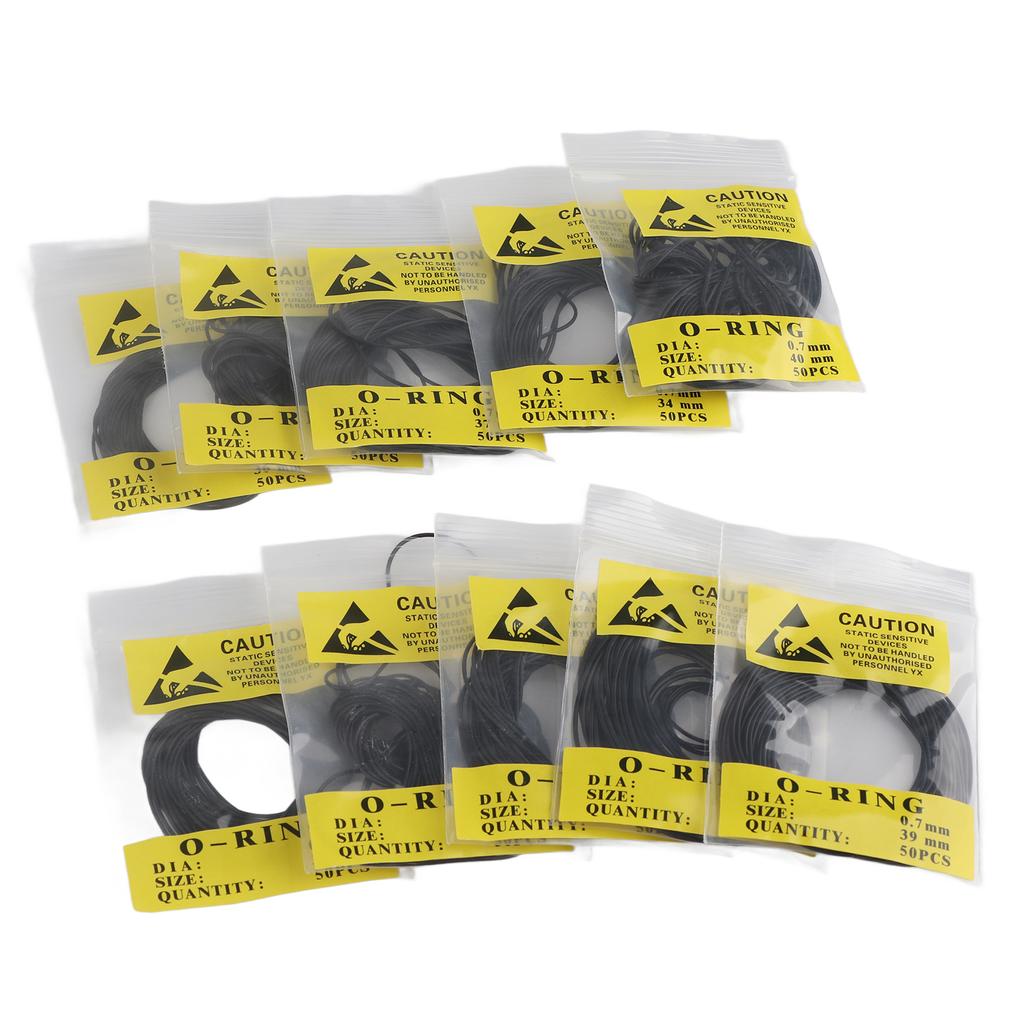 0,7 mm dicker Uhrenrückdeckel O?Ring Wasserdichte Dichtung Gummidichtung Uhrenzubehör